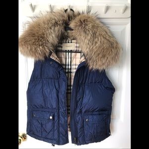Burberry down vest